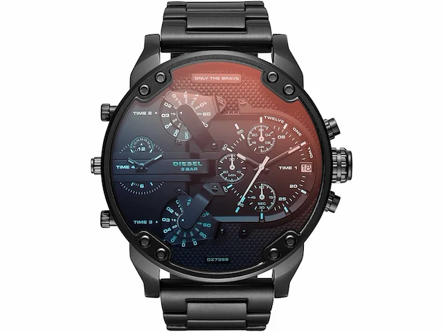 Diesel dz7395 heren horloge 55mm zwart - afbeelding 1 van  3
