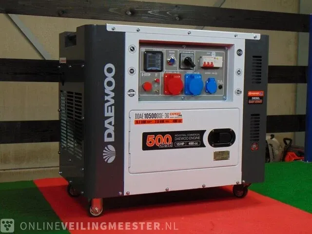 Diesel generator daewoo, ddae10500dse-3g, bouwjaar 2023 - afbeelding 1 van  7