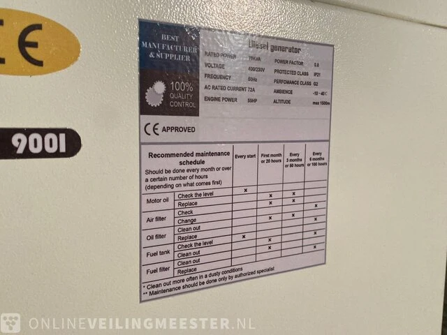 Diesel generator stahltech, wit - afbeelding 2 van  11