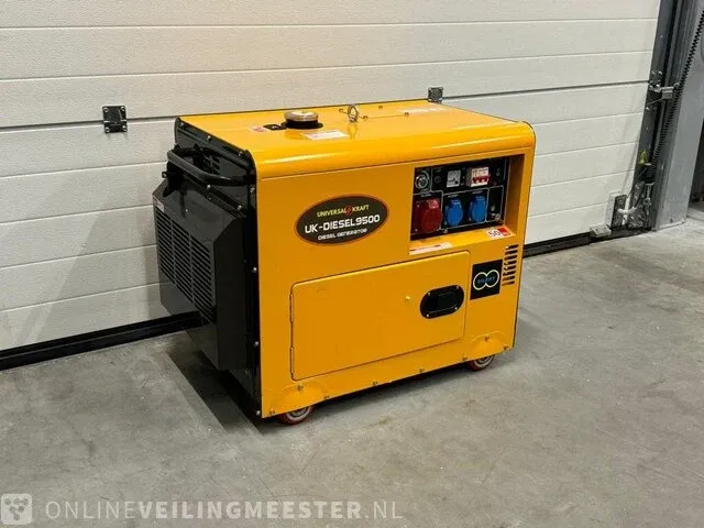 Diesel generator universalkraft, uk-diesel9500 - afbeelding 1 van  6