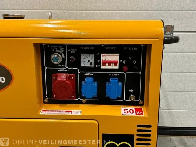Diesel generator universalkraft, uk-diesel9500 - afbeelding 4 van  6
