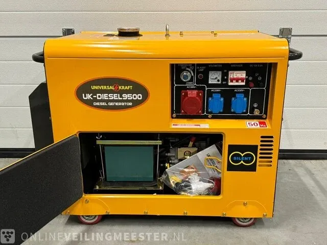 Diesel generator universalkraft, uk-diesel9500 - afbeelding 5 van  6