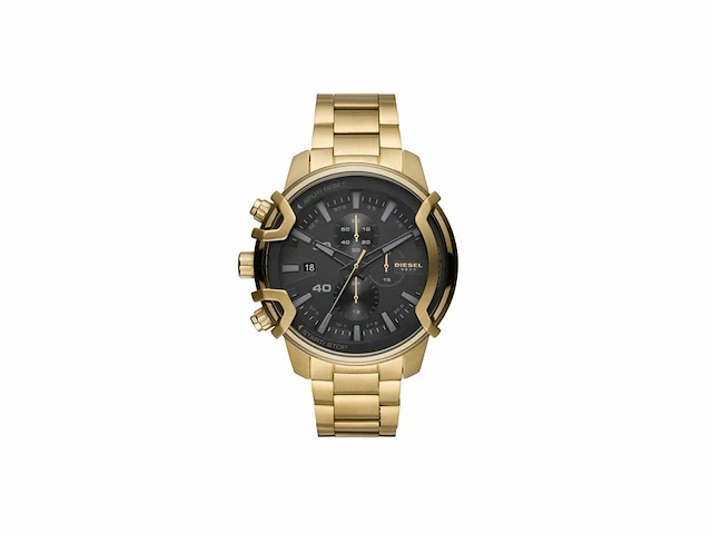 Diesel griffed dz4522 heren horloge 48mm goudkleurig - afbeelding 1 van  4