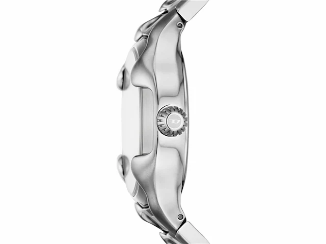 Diesel herenhorloge vert quartz3 hands date movement 44mm met roestvrij stalen armband - afbeelding 3 van  4