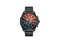 Diesel mega chief slim horloge voor heren chronograaf uurwerk met roestvrij stalen band - afbeelding 1 van  3