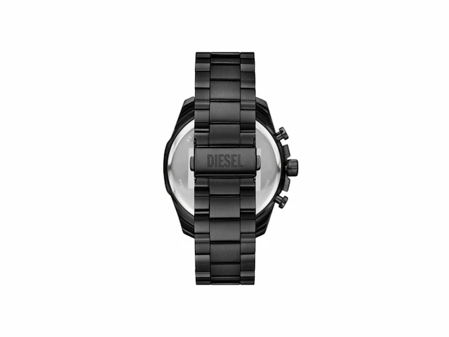 Diesel mega chief slim horloge voor heren chronograaf uurwerk met roestvrij stalen band - afbeelding 2 van  3