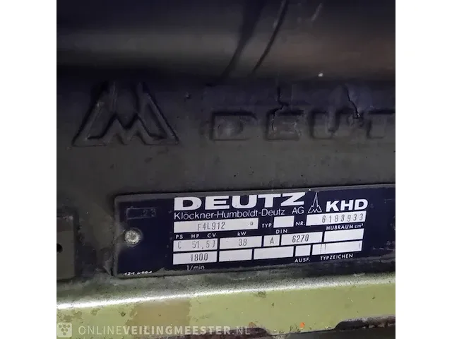 Diesel motor deutz, f4l912 - afbeelding 6 van  18