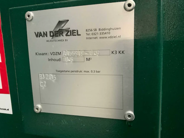 Diesel opslagtank - afbeelding 5 van  5