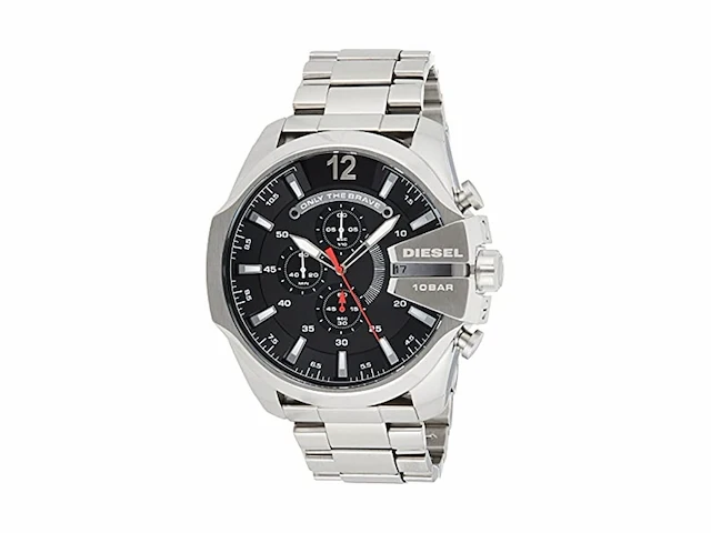 Diesel zilverkleurig mannen horloge dz4308 - afbeelding 2 van  2