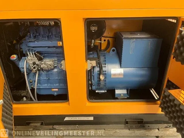 Dieselgenerator, noodstroomaggregaat 70kva metallo, bouwjaar 2023 - afbeelding 17 van  27