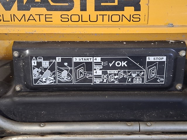 Dieselheater 36kw 230v master, b100ced, bouwjaar 2017 - afbeelding 5 van  6