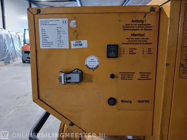 Dieselkachel indirect 134 kw wilms, bv 385, bouwjaar 2012 - afbeelding 14 van  14
