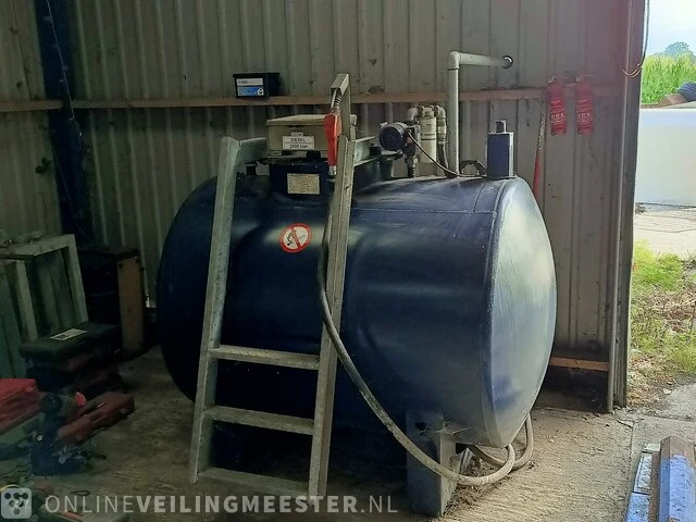 Dieseltank met vulpistool tolsma tankbouw, 2000 kg - afbeelding 5 van  12