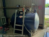 Dieseltank met vulpistool tolsma tankbouw, 2000 kg - afbeelding 5 van  12