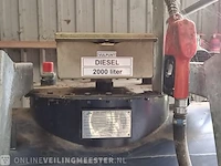 Dieseltank met vulpistool tolsma tankbouw, 2000 kg - afbeelding 7 van  12