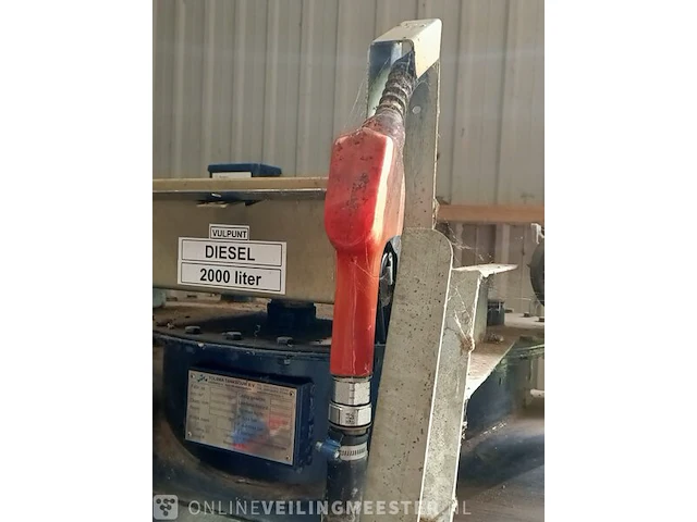 Dieseltank met vulpistool tolsma tankbouw, 2000 kg - afbeelding 10 van  12
