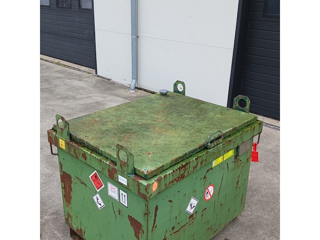 Dieseltank tolsma 217, 400l, groen - afbeelding 2 van  18