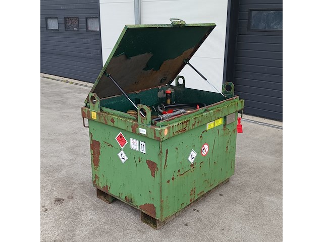 Dieseltank tolsma 217, 400l, groen - afbeelding 4 van  18