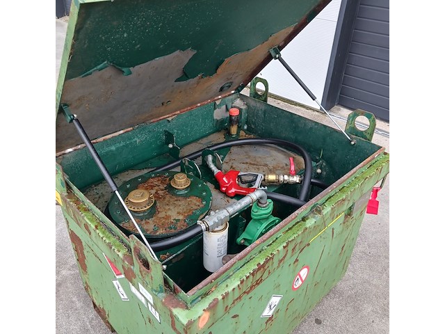 Dieseltank tolsma 217, 400l, groen - afbeelding 5 van  18