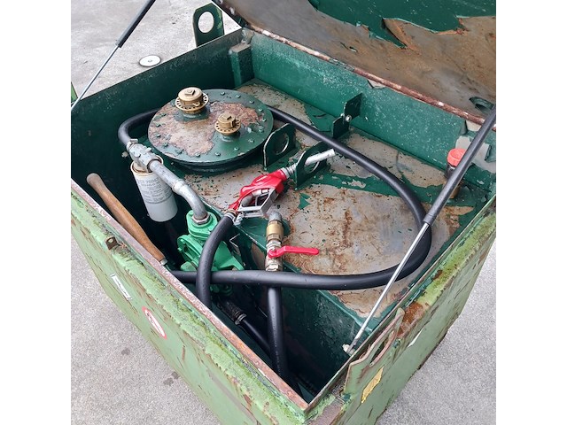 Dieseltank tolsma 217, 400l, groen - afbeelding 10 van  18