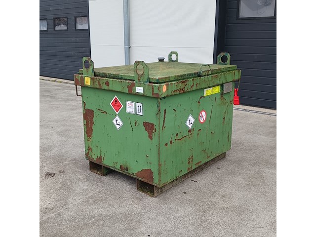 Dieseltank tolsma 217, 400l, groen - afbeelding 1 van  18