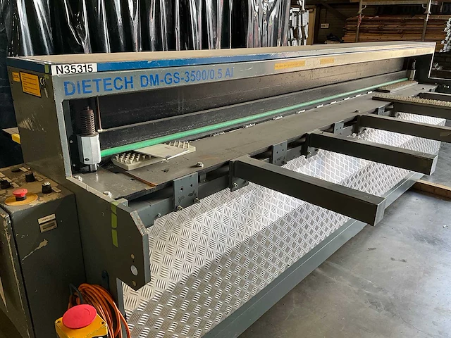 Dietech - 2022 - dm-gs-3500 - plaat knipmachine - afbeelding 2 van  12