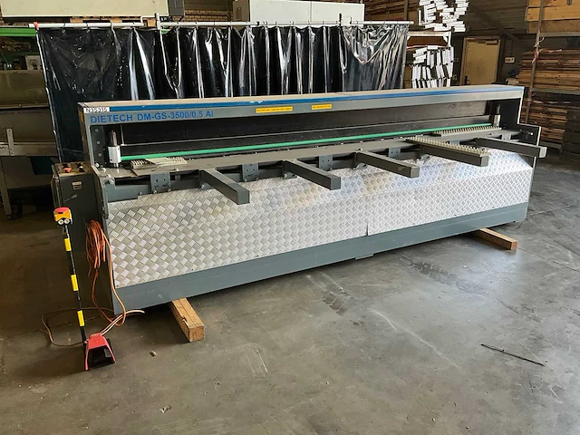 Dietech - 2022 - dm-gs-3500 - plaat knipmachine - afbeelding 1 van  12