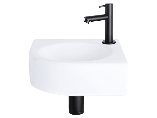 Differnz cleo hoekfontein wit 30x30x10 cm - afbeelding 1 van  5