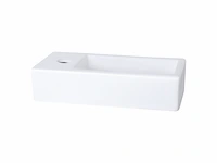 Differnz ravo fontein kraangat links wasbak keramiek wit 38.5 x 18.5 x 9 cm - afbeelding 1 van  1