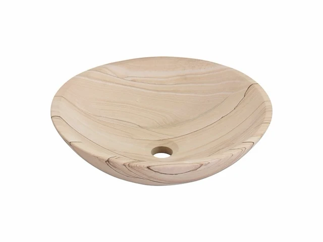 Differnz sandstone waskom 40 x 40 x 15 cm bruin - afbeelding 1 van  1