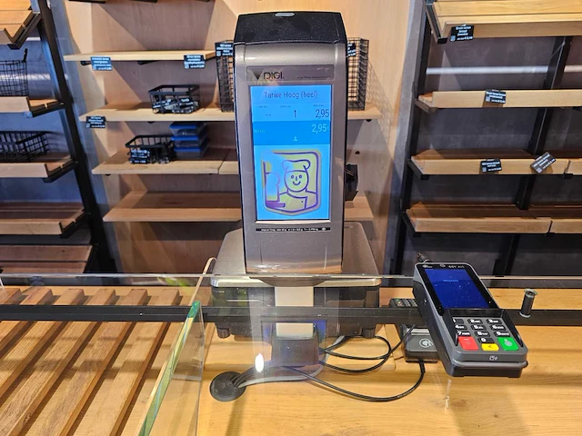 Digi - 2020 - sm-6000dp ev - digitale weegschaal kassasysteem met cci pinautomaat - afbeelding 1 van  10