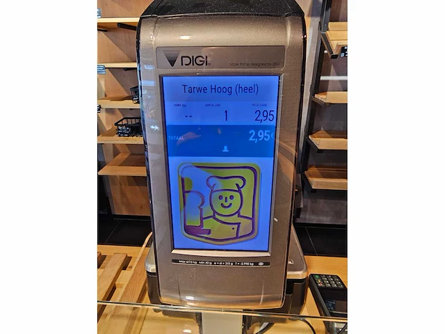 Digi - 2020 - sm-6000dp ev - digitale weegschaal kassasysteem met cci pinautomaat - afbeelding 3 van  10