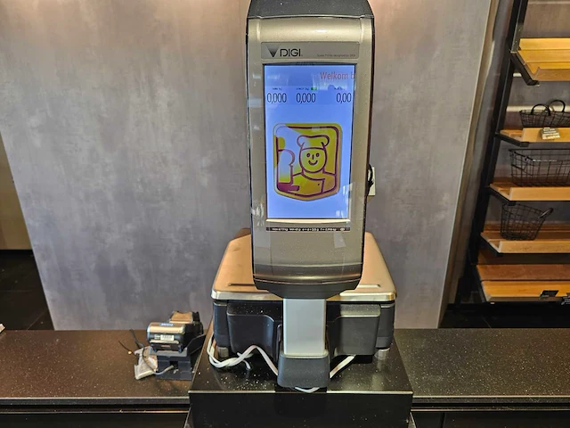 Digi - 2020 - sm-6000dp ev - digitale weegschaal kassasysteem met verifone pinautomaat - afbeelding 1 van  10