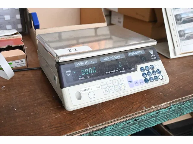 Digi - dc-180 - digitale weegschaal - afbeelding 2 van  3