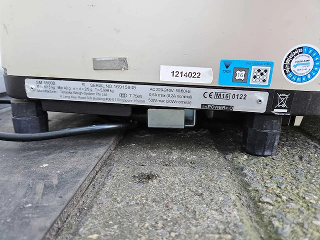 Digi - sm-5500b - weegschaal - afbeelding 5 van  5
