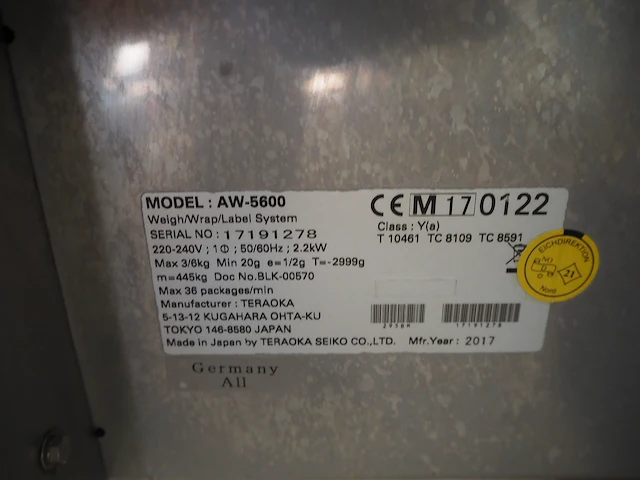Digi / teraoka seiko co., ltd. - afbeelding 9 van  17