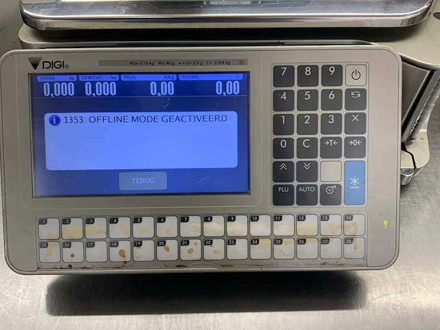 Digi teraoka sm-5500p weegschaal - afbeelding 4 van  7