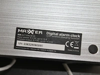 Digitale alarmklok maxxter. - afbeelding 2 van  2