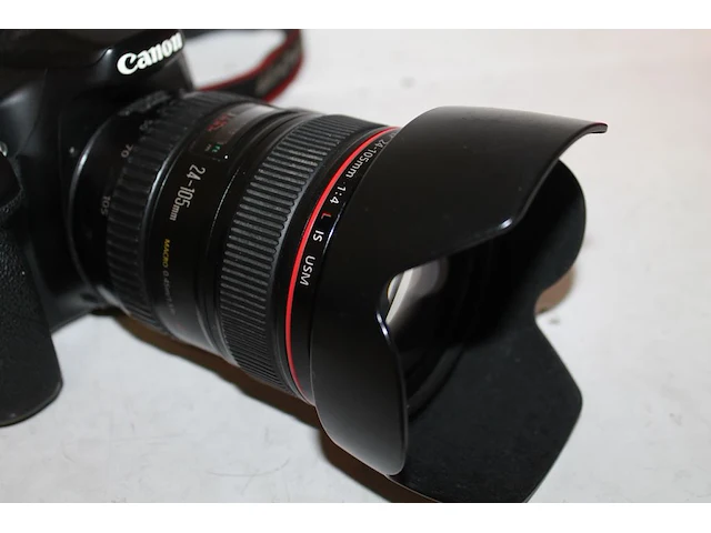 Digitale fotocamera canon eos 70d met zoom lens ef 24-105 mm 1:4 l is usm met doorsnede 77 mm met accu en l... - afbeelding 4 van  4