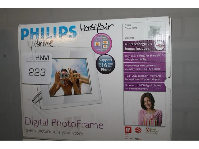 Digitale fotolijst 10ff2cmi in doos. - afbeelding 1 van  1