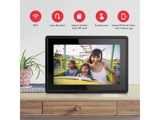 Digitale fotolijst 7inch wifi - afbeelding 1 van  4