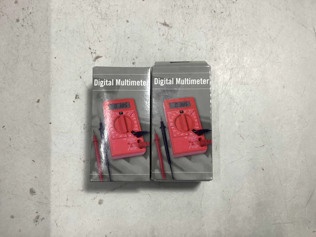 Digitale multimeter (2x) - afbeelding 1 van  2