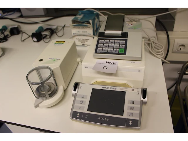 Digitale weegschaal mettler toledo mx5 met printer. - afbeelding 1 van  4