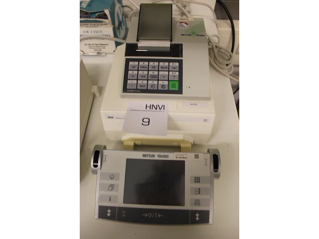 Digitale weegschaal mettler toledo mx5 met printer. - afbeelding 2 van  4