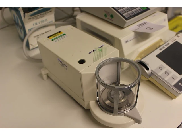 Digitale weegschaal mettler toledo mx5 met printer. - afbeelding 3 van  4