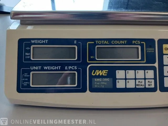 Digitale weegschaal uwe, shc-30c - afbeelding 3 van  5