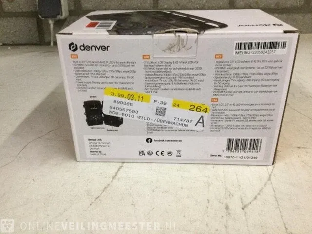 Digitale wildlife camera denver, wcm-8010 - afbeelding 3 van  3