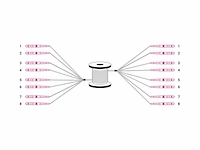 Digitus dk-24338u075bk-bbb infiniband en glasvezelkabel 75 m lc u-dq bh zwart - afbeelding 4 van  5