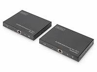 Digitus ds-55513 kvm-extender zender en ontvanger 4k hdmi 70 m zwart - afbeelding 1 van  5