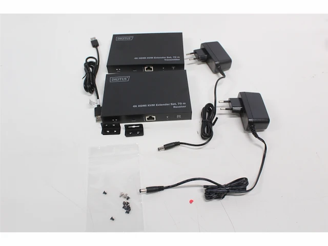 Digitus ds-55513 kvm-extender zender en ontvanger 4k hdmi 70 m zwart - afbeelding 5 van  5